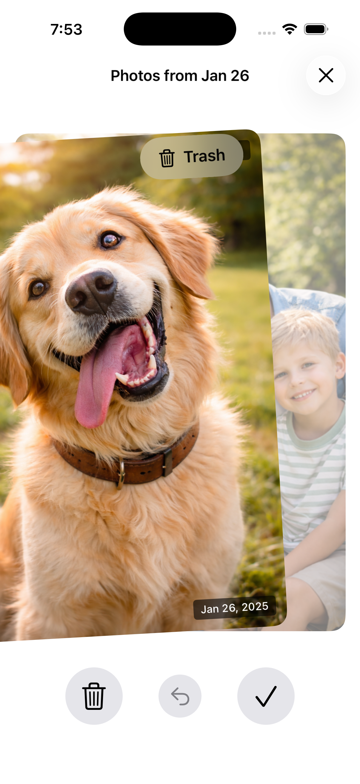 Review deleted photos before they're gone